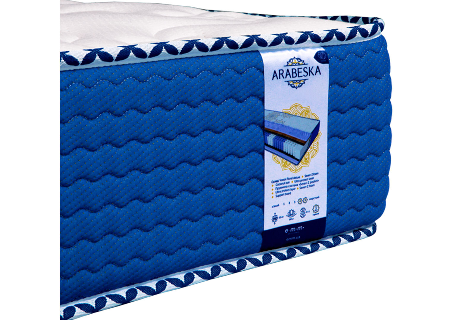 Фото 5 - Матрац Tiara / Тіара Arabeska 90х190 ЕММ