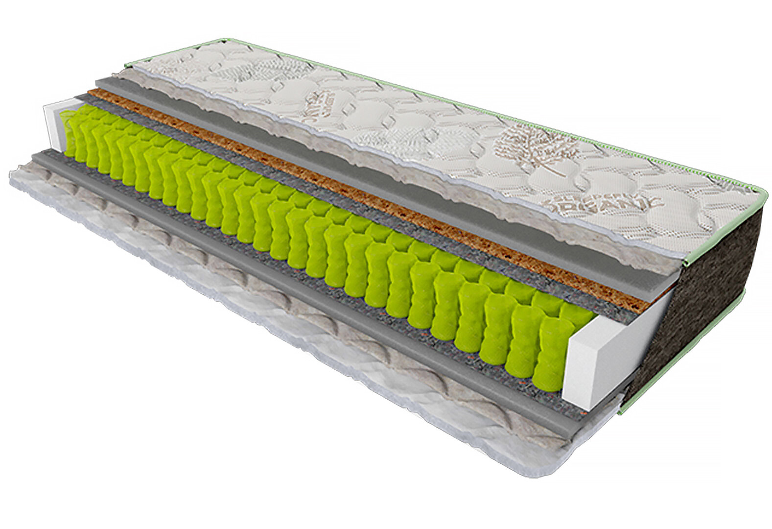 Фото 3 - Матрас Sleep&Fly ORGANIC Verso / Версо 160х200 ЕММ