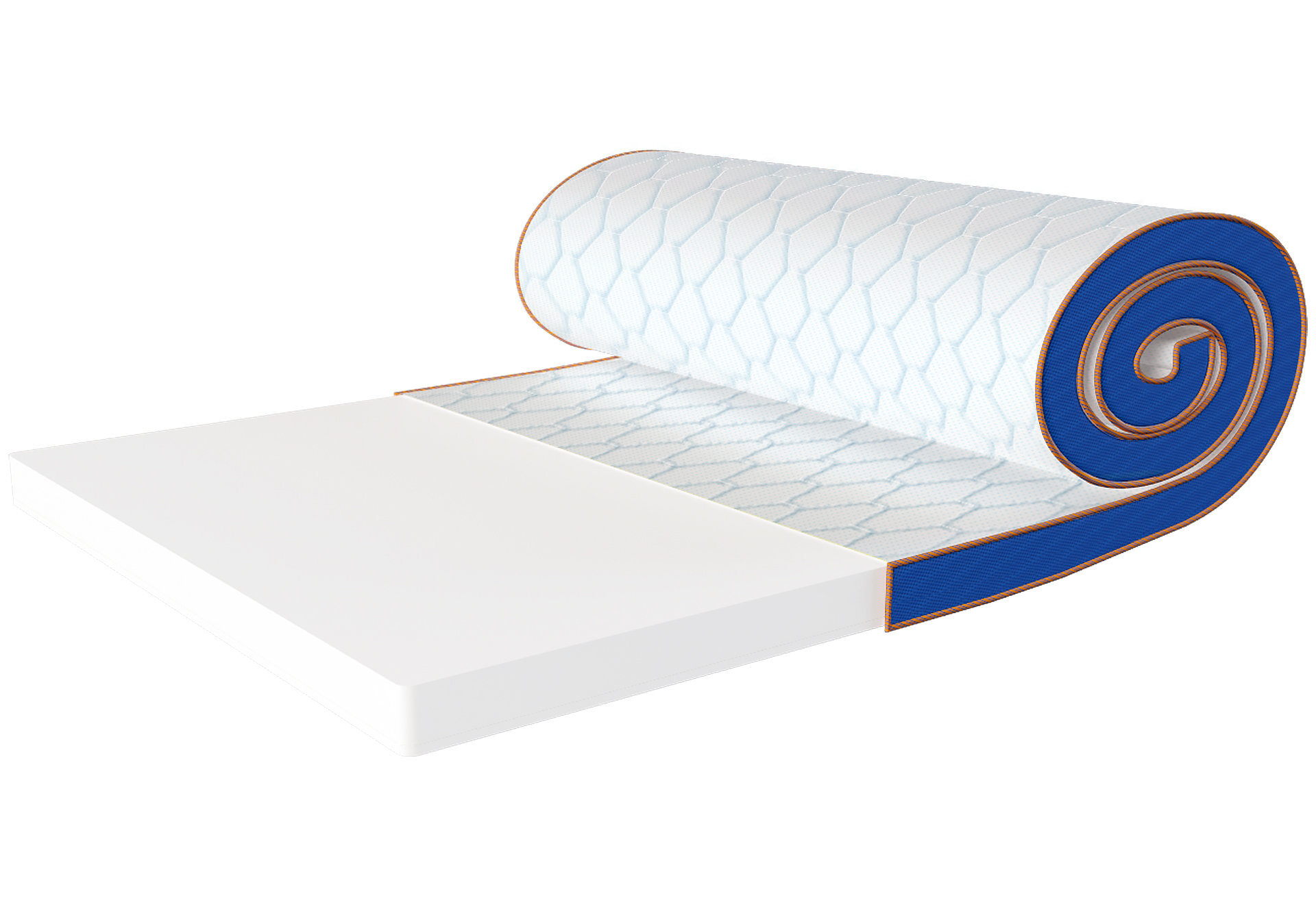 Фото 3 - Матрац Sleep&Fly mini топпер Super Flex / Супер Флекс (чохол з жаккарду) 160х190 ЕММ