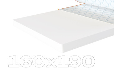 Фото Матрац Sleep&Fly mini топпер Super Flex / Супер Флекс (чохол з жаккарду) 160х190 ЕММ