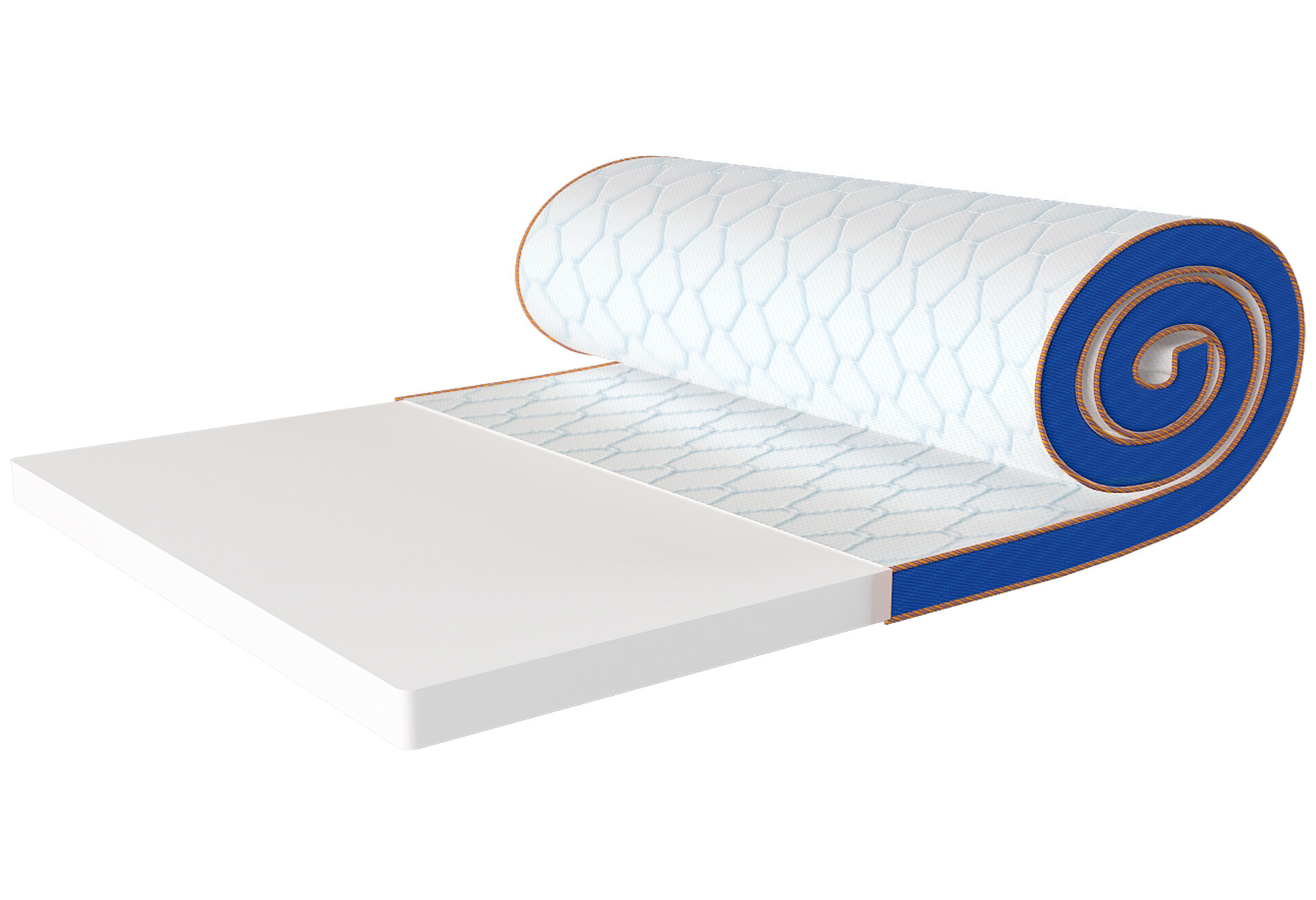 Фото 3 - Матрац Sleep&Fly mini топпер Flex Mini / Флекс Міні (чохол з жаккарду) 80х200 ЕММ