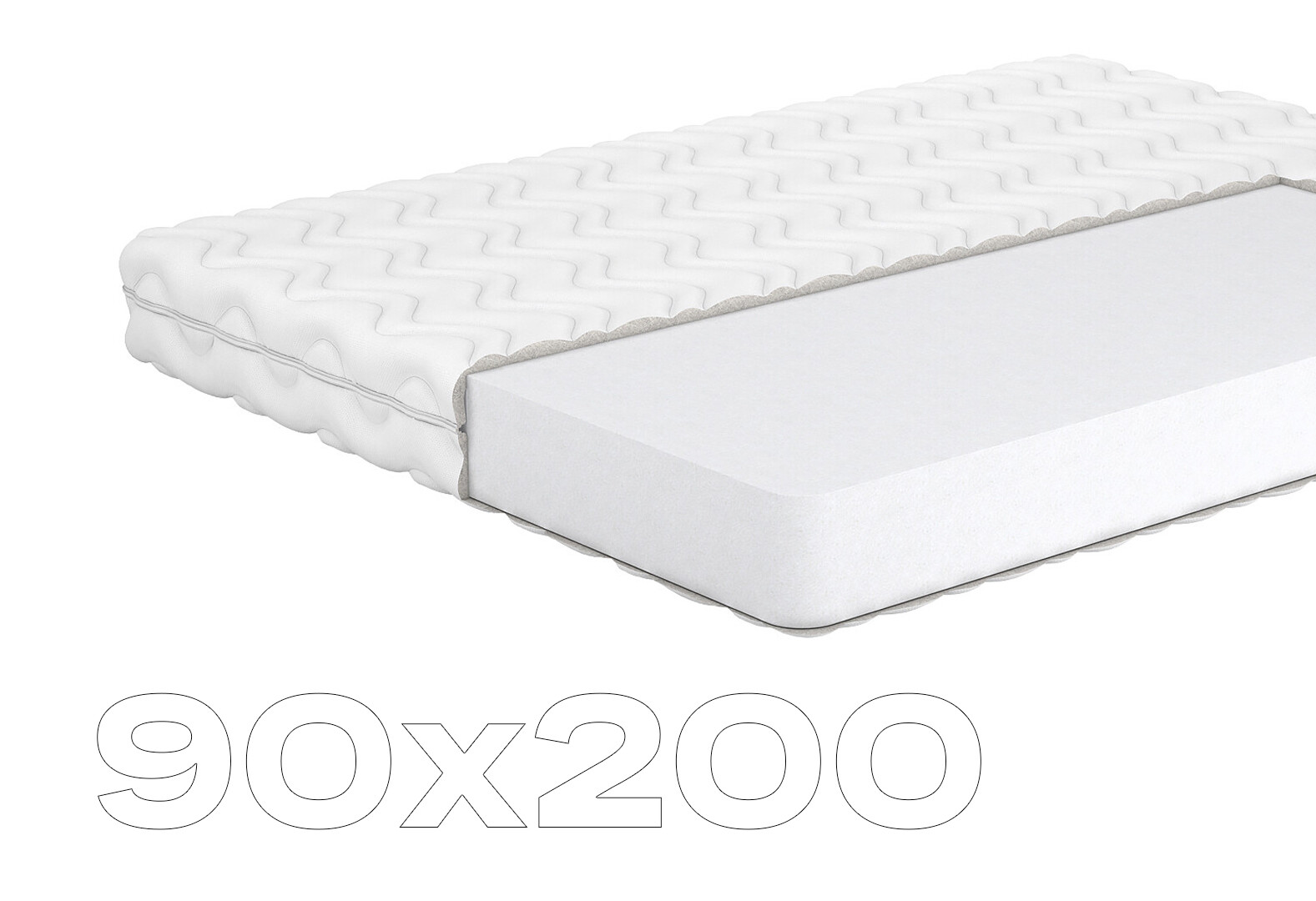 Фото 1 - Матрац Лідс 90х200 Matroluxe