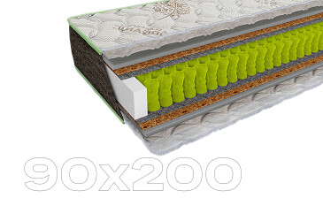 Фото Матрас Sleep&Fly ORGANIC Omega / Омега 90х200 ЕММ