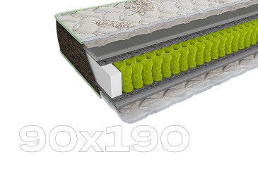 Фото Матрас Sleep&Fly ORGANIC Epsilon / Эпсилон 90х190 ЕММ