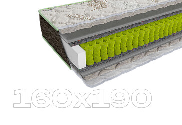 Фото Матрац Sleep&Fly ORGANIC Epsilon / Епсілон 160х190 ЕММ