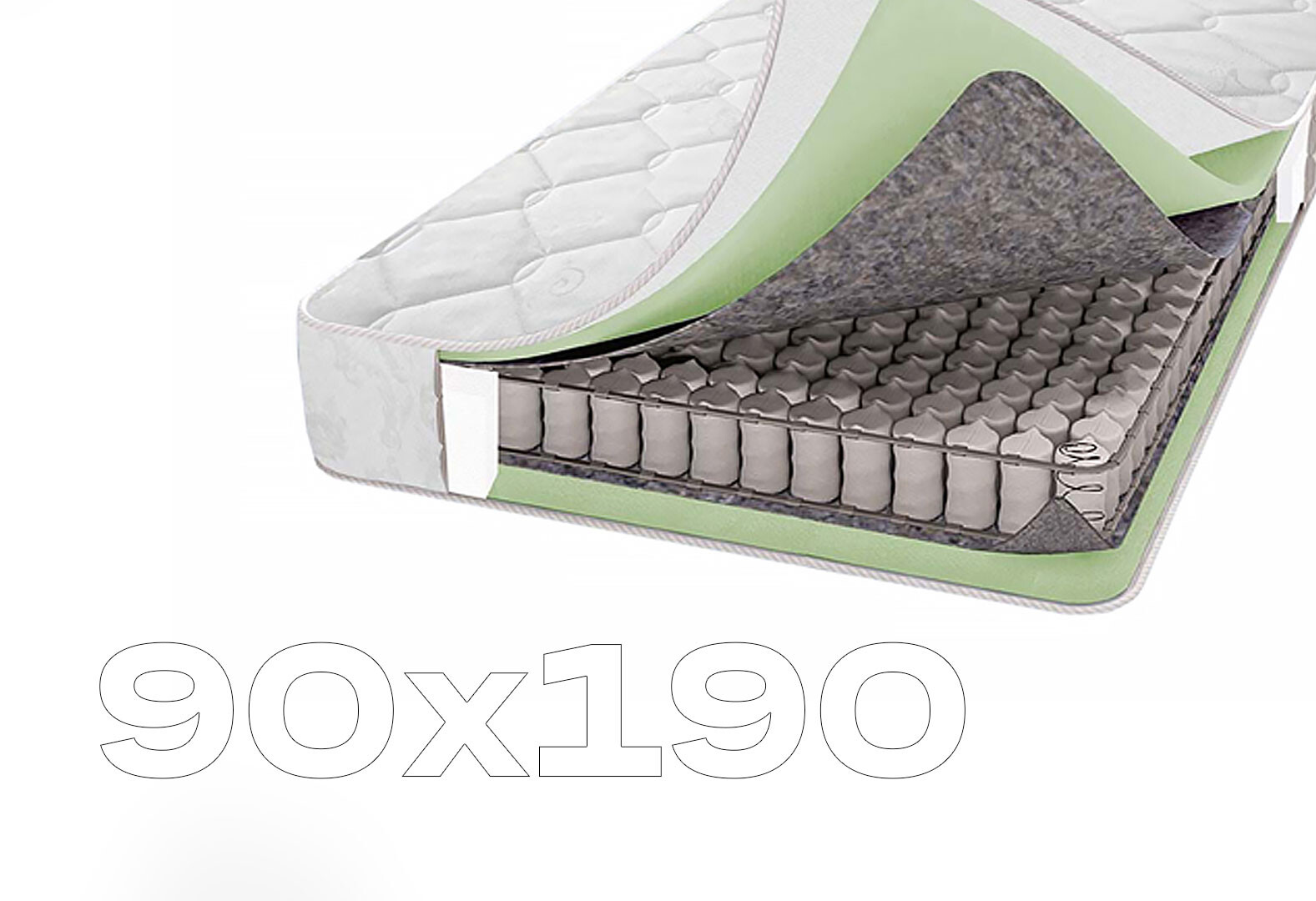 Фото 1 - Матрац Опал 90х190 Світ Меблів