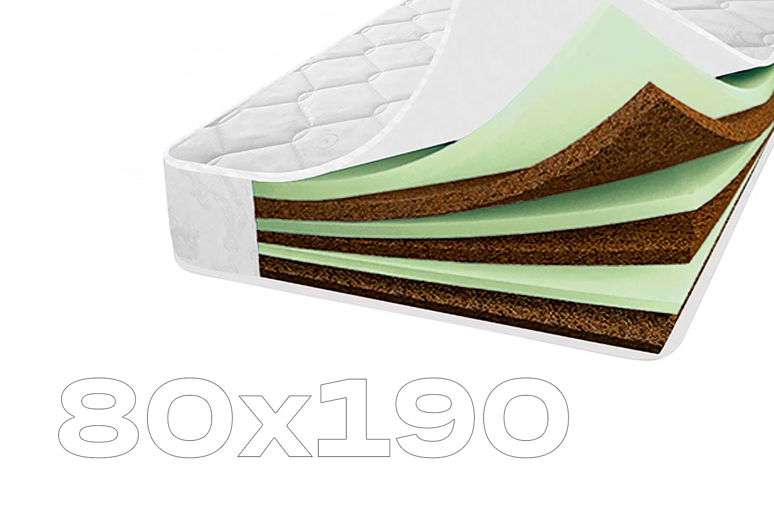 Фото 1 - Матрац Діамант 80х190 Світ Меблів