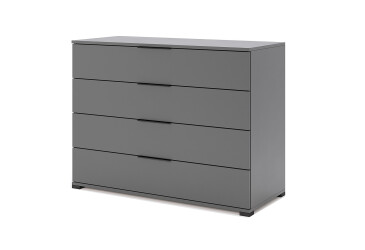 Фото Комод МироМарк Doni / Дони с 4 ящиками 110 см графит