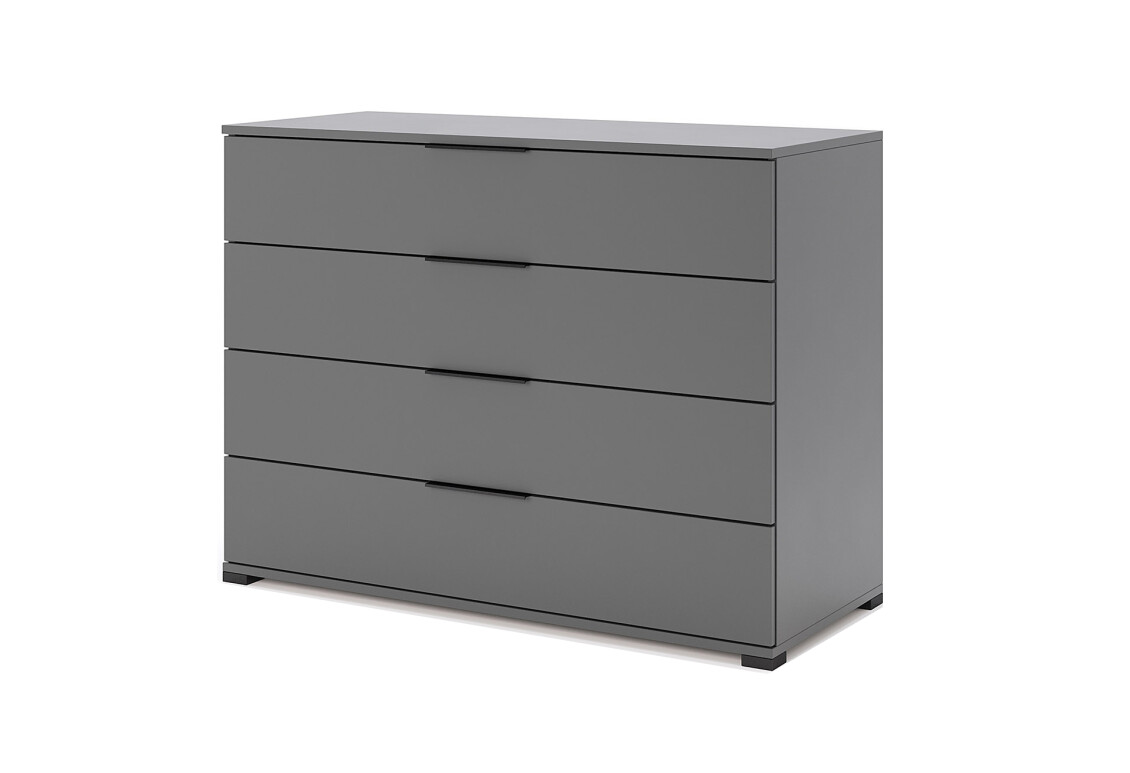 Фото Комод МироМарк Doni / Дони с 4 ящиками 110 см графит