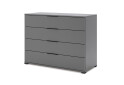 Фото 1 - Комод МироМарк Doni / Дони с 4 ящиками 110 см графит