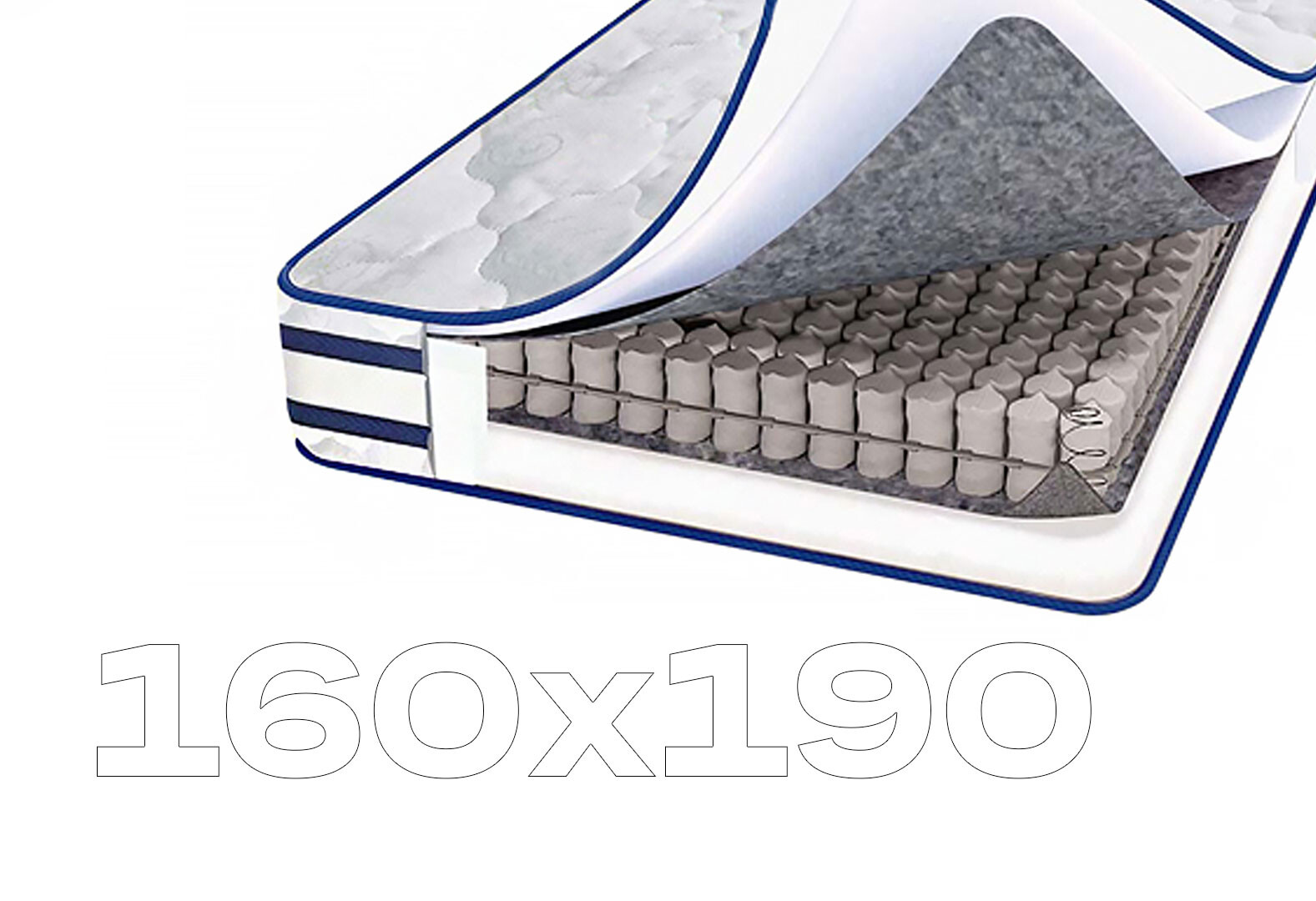 Фото 1 - Матрас Агат 3D 160х190 Svit Mebliv