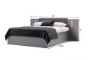 Изображение 3 - Кровать-подиум МироМрак Doni / Дони (без вклада) 160х200 см с ящиками, графит