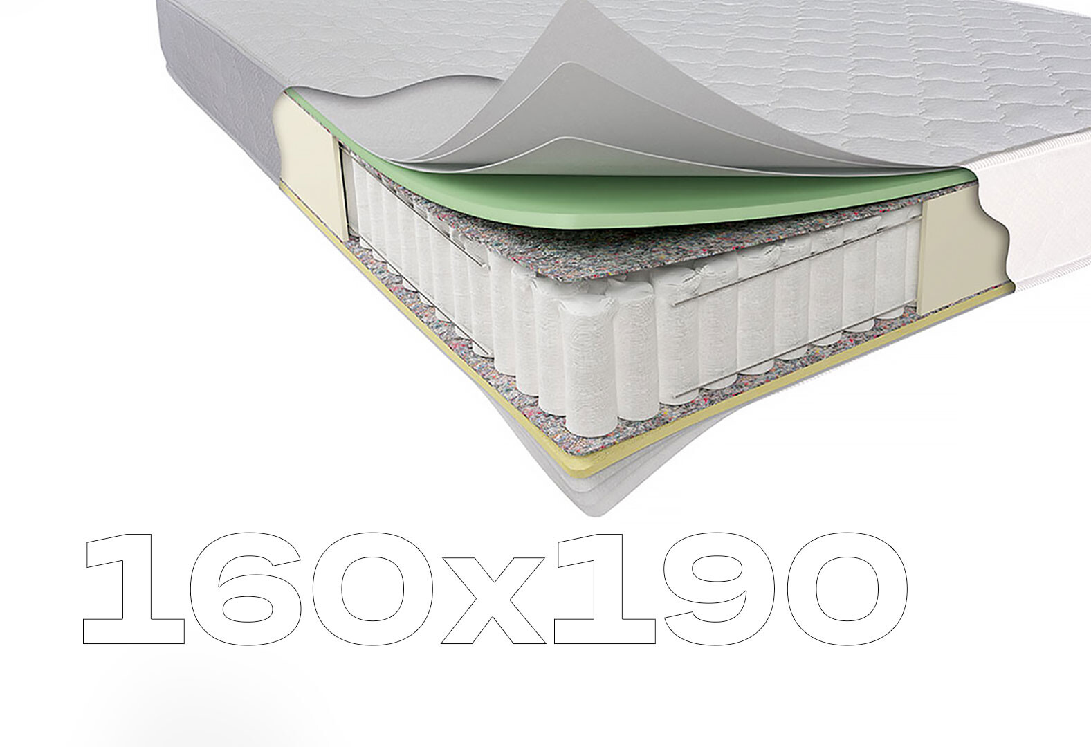 Фото 2 - Матрац Малахіт 160х190 Світ Меблів