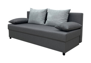 Фото Диван Kredens furniture Мартин 195x86 см серый (Савана Нова 08 грей + Дорис 90)