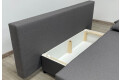 Фото 5 - Диван Kredens furniture Мартин 195x86 см серый (Савана Нова 08 грей + Дорис 90)