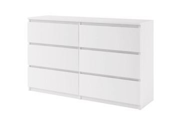 Фото Комод МироМарк Agnes / Агнес с 6 ящиками 135 см, белый