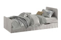 Фото 2 - Ліжко Світ Меблів Локі 90х200 см з каркасом СМ та з шухлядами, Артвуд світлий