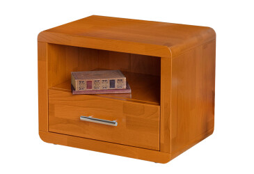 Фото Тумба приліжкова Arbor Drev Глорія з шухлядою 52 см бук, вільха