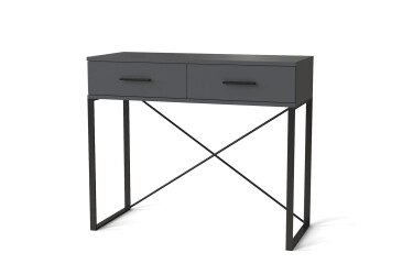 Фото Стол туалетный Art In Head Аскэт с 2 ящиками 102 см графит серый