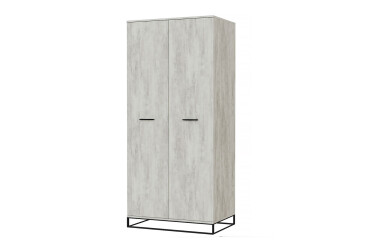 Фото Шкаф Art In Head Аскет 2-дверный 90 см ателье светлый