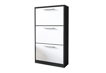 Фото Тумба для обуви Moreli ST0021 59 см антрацит / белый