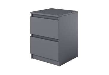 Фото Тумба прикроватная Moreli Т225 с ящиками 40 см антрацит