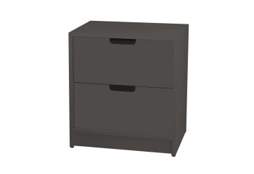 Фото Тумба приліжкова Moreli Т203 з шухлядами 45 см антрацит