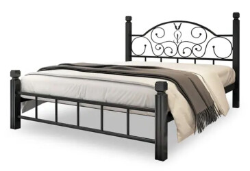Фото Двоспальні металеві ліжка