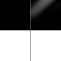 Фото черный, черный лак/ белый, белый
