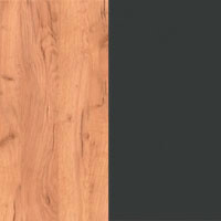 Фото Дуб крафт золотий / Антрацит