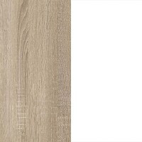 Фото дуб сонома / белый